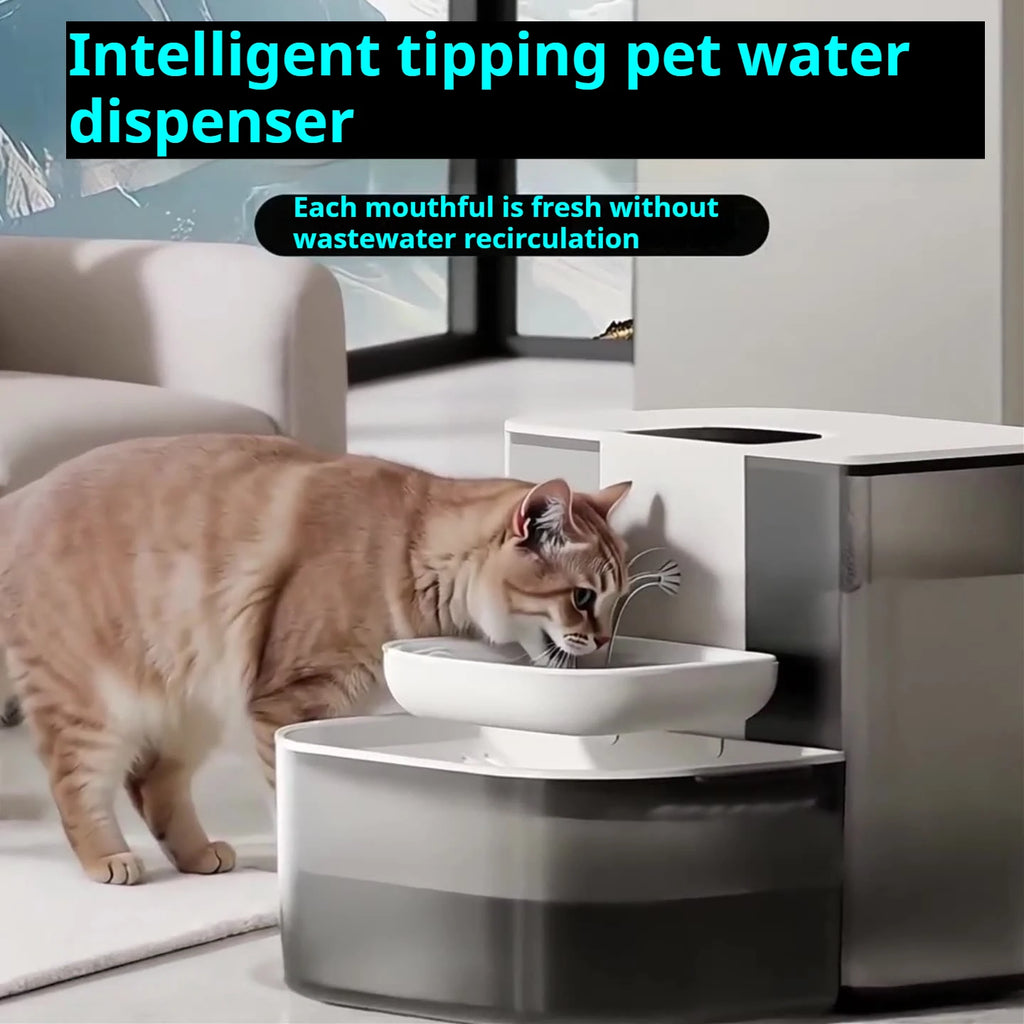 AquaCare Smart Tilted Pet Water Fountain