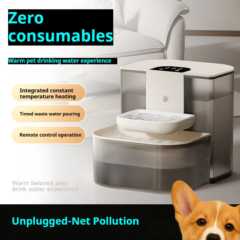 AquaCare Smart Tilted Pet Water Fountain