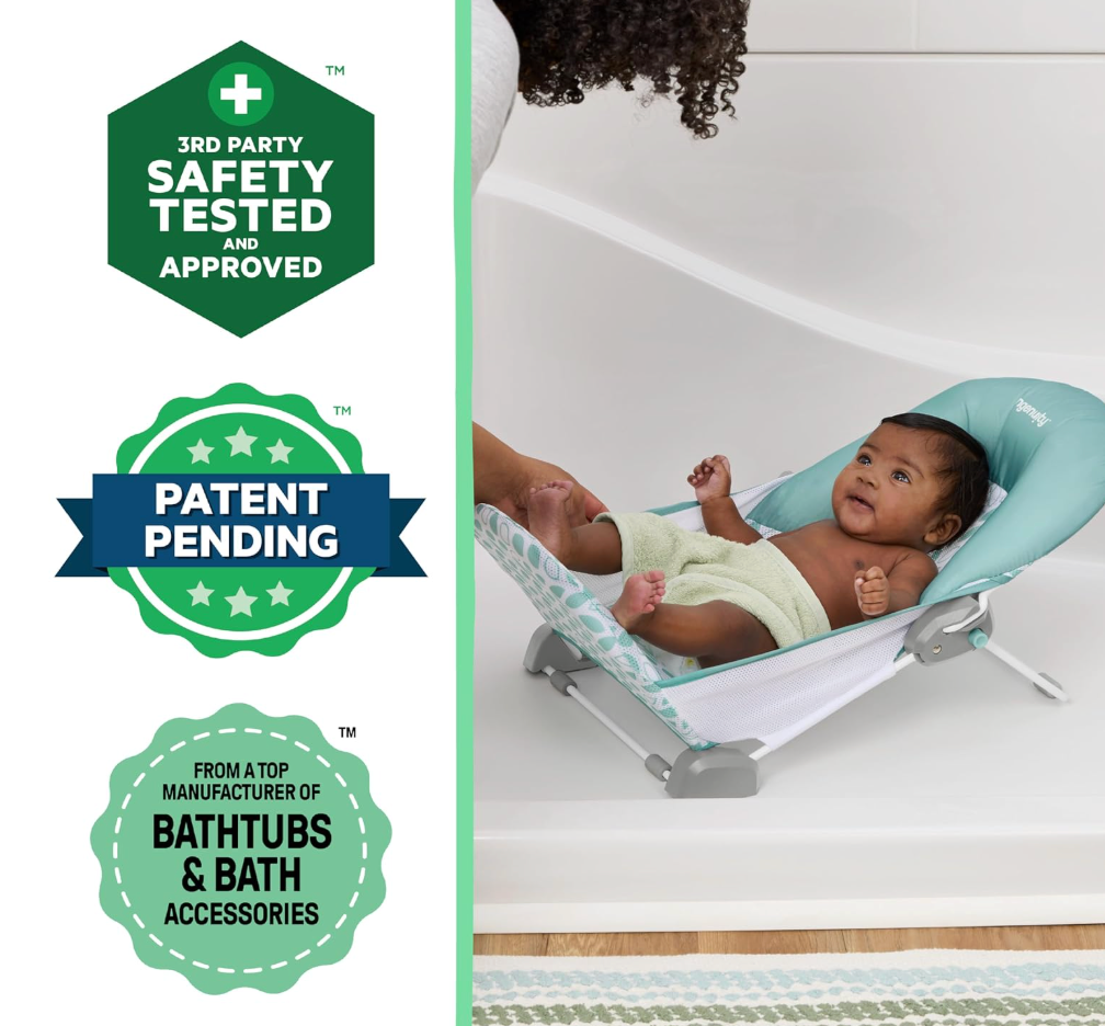 Foldaway 2-Position Baby Bathtub